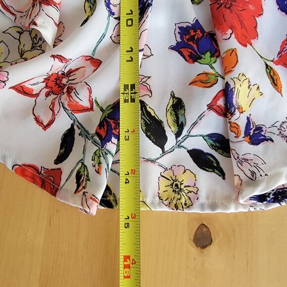 Rue 21 LARGE JUNIORS COLORFUL FLORAL PRINT STRAPLESS Stretch Panel - Picture 7 of 10